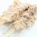 halal frozen grilled chicken skin skewers - product's photo